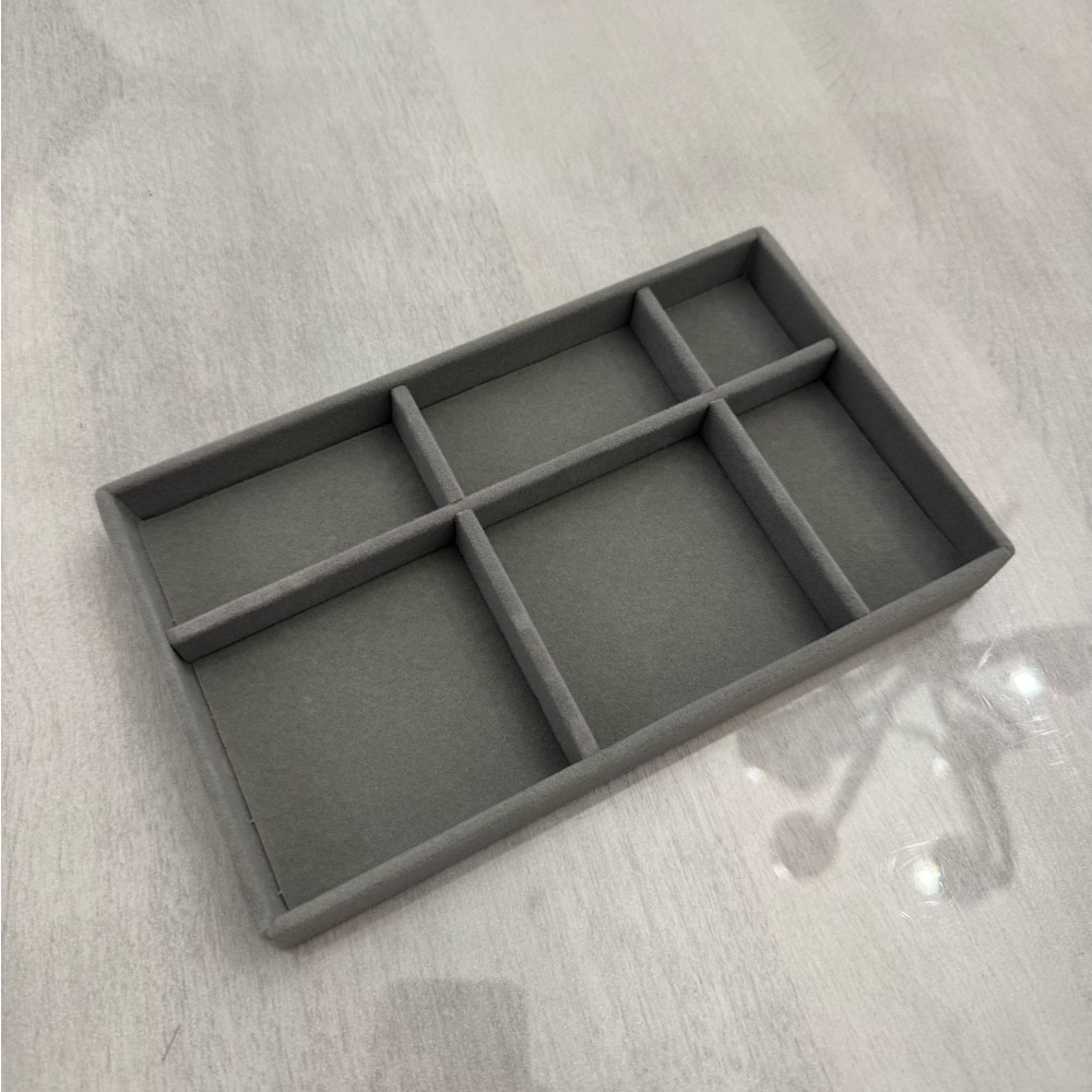NWOT Velvet Jewelry Box Tray Drawer Insert for Necklaces, Earrings, Bracelets